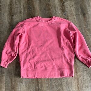 lululemon athletica Pink Crewneck Sweatshirt